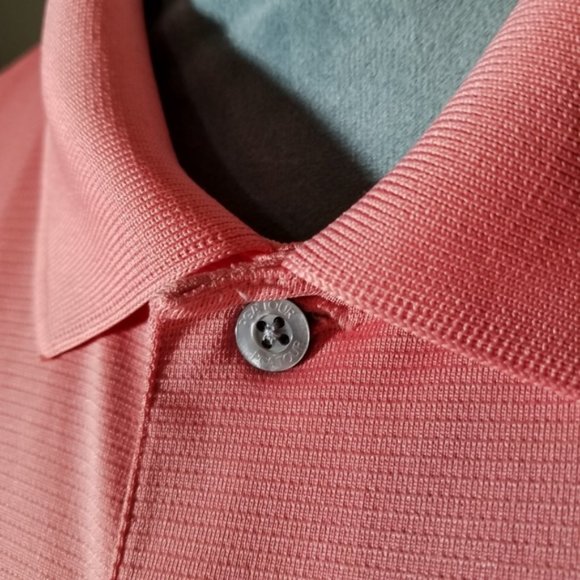 PGA Tour Peach Golf/Tennis S/S Golf Polo - Picture 3 of 8